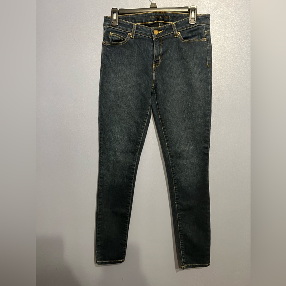 Women’s‎ Michael Kors Dark Blue Skinny Straight Leg Jeans Size 6 - Casual Denim